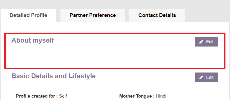 About me Vitiligo Marriage Matrimonial profile
